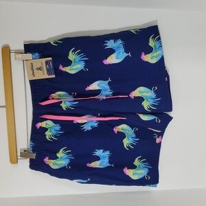 Chubbies The Fowl Plays 5.5" Stretch Classic Swim Trunks L NWT